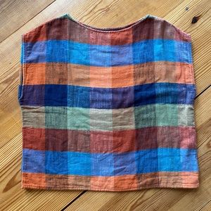 Ace&jig shell top - Hudson / cadet - reversible